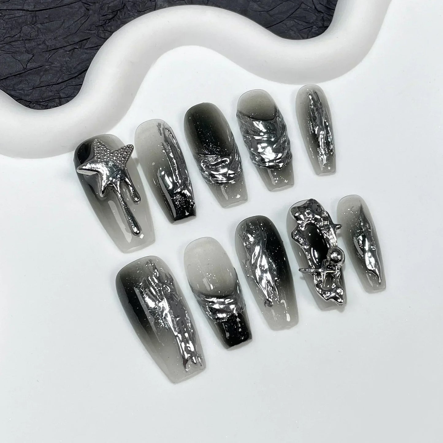 Spicy Girl Y2k 10 pc Nail Set