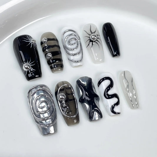 Spicy Girl Y2k 10 pc Nail Set