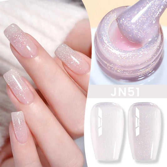 BORN PRETTY 10ml Jelly Glitter Nude Polish