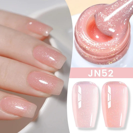 BORN PRETTY 10ml Jelly Glitter Nude Polish