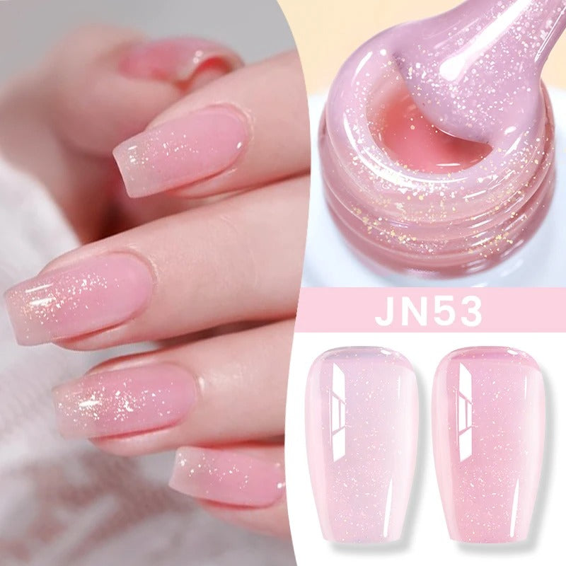 BORN PRETTY 10ml Jelly Glitter Nude Polish