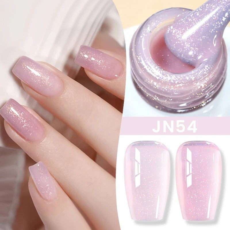 BORN PRETTY 10ml Jelly Glitter Nude Polish