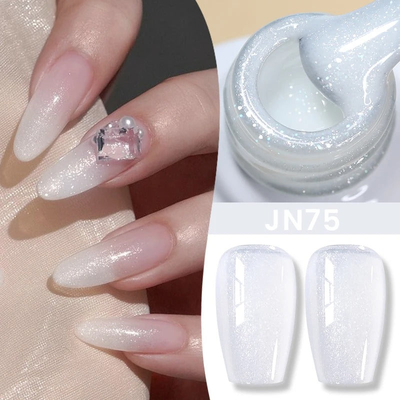 BORN PRETTY 10ml Jelly Glitter Nude Polish