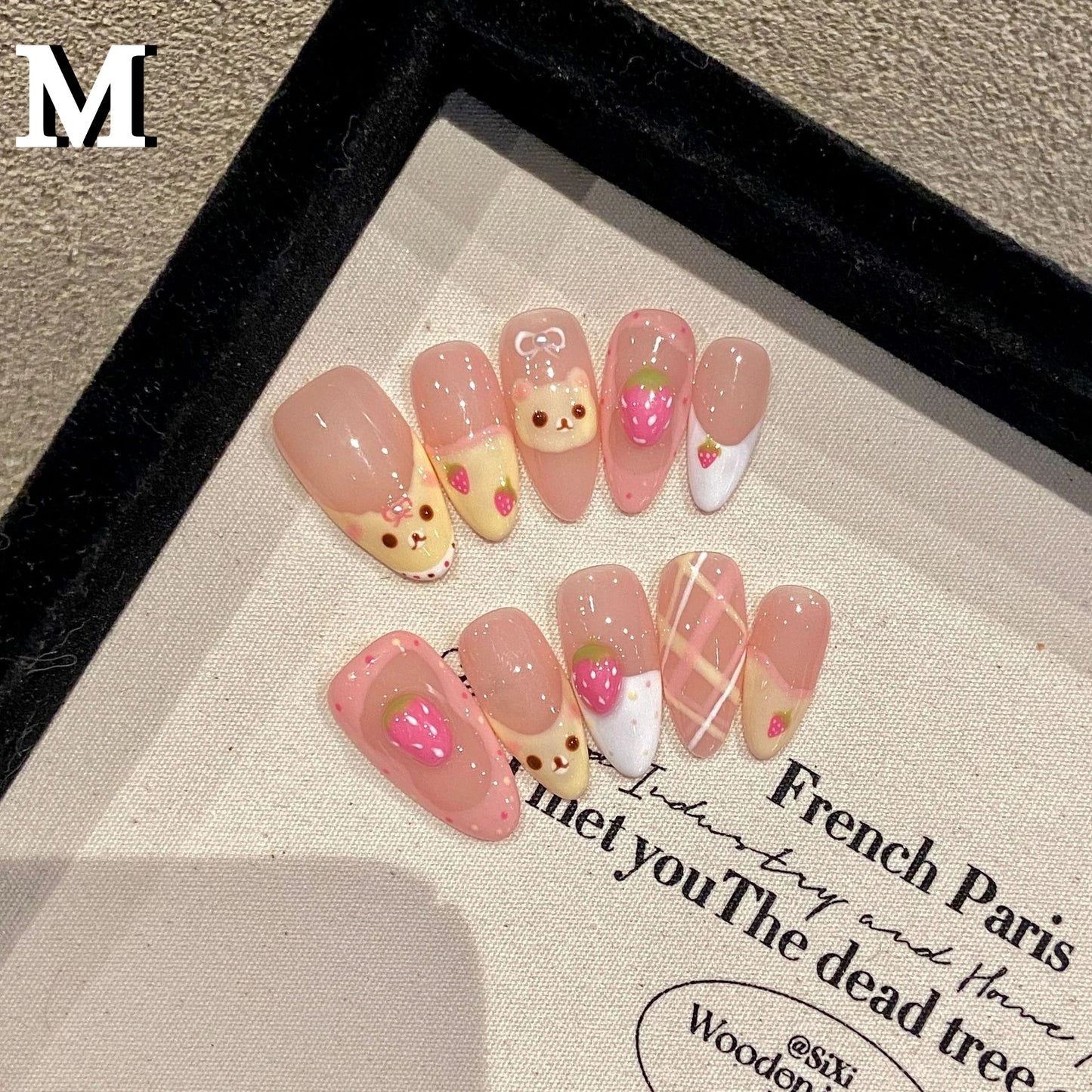 Pink Berry Bear 10 pcs set