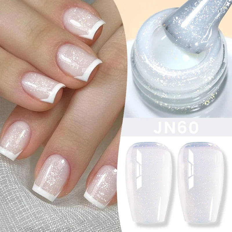 BORN PRETTY 10ml Jelly Glitter Nude Polish