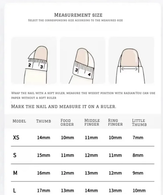 Cutesy Press On Set 10pc